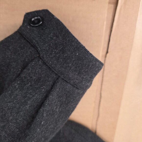 Vintage Polo Ralph Lauren Jacket Mens L Gray Wool Bomber Quilted Lined Full Zip - Picture 12 of 16